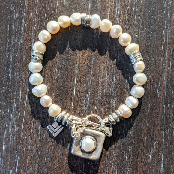 Silpada Sterling Silver Freshwater Pearl Bracelet - Picture 6 of 11